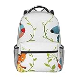 SGSKJ Schulrucksack Mädchen Jungen Kinder, Schultasche Schulrucksäcke Rucksäcke Schultaschen Backpack Hund Kaninchen R