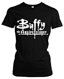 Buffy Damen Girlie T-Shirt | Vampire Slayer Dämonen Kult (M)