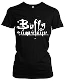Buffy Damen Girlie T-Shirt | Vampire Slayer Dämonen Kult (M)