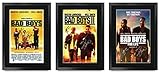 HWC Trading FR A3 Bad Boys Collection x 3 Will Smith, Martin Lawrence Gifts gedrucktes Poster signiertes Autogramm für Film-Fans – A3 g