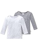 Schiesser Baby-Jungen 2pack Shirts 1/1 Schlafanzugoberteil, Mehrfarbig (Sortiert 1 901), 86 (2er Pack)
