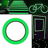 Gebildet Leuchtendes Band, Selbstklebendem Band, Warnband, Luminous Tape, Glow In The Dark, Wasserdicht, Abnehmbar, Langlebig, Tragbar, Stabil, Sicherheit / 1cm * 10m, 1 Stück