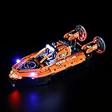 LIGHTAILING Licht-Set für Rettungshovercraft-Bausteine Modell – LED-Licht-Kit kompatibel mit Lego 42120 (nicht im Lieferumfang enthalten)