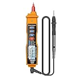 A3003 Digital Multimeter Stift Typ 4000 Zählungen Nontern Non-Kontakt AC/DC-Spannung Strom Widerstandskapazität Hz Tester Stift (Color : Yellow)