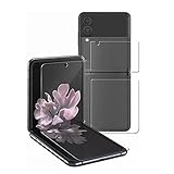 TenDll Displayschutzfolie für Samsung Galaxy Z Flip 3 5G,[Anti-Kratzen] [Ultra HD Schutzfolie] Displayschutzfolie + Rückenschutzfolie für Samsung Galaxy Z Flip 3 5G. (1 Stück)
