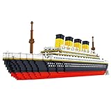 MOMAMOM 3800 Teile Micro Blocks Großes Kreuzfahrtschiff Weltberühmtes BAU Mini Stein Spielzeug Set Für Kinder Und Erw