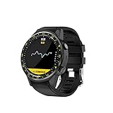 QIXIAOCYB GEOGRAPHISCHES POSITIONIERUNGS System Intelligente Uhr Echtzeithöhe/Herzfrequenzüberwachung Telefon Mobiltelefonuhr Multiple Sports Mode Herrenuhr (Color : C)