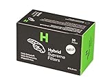 Hybrid Supreme Filters Zellstoff/Aktivkohle, Weiß, Durchmesser- 6.4
