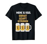 3G Regel Bier Design Gebraut Gezapft Getrunken T-S