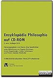 Enzyklopädie Philosophie auf CD-ROM (Separatausgabe): Mit dem Volltextretrieval- und Analysesystem ViewLit Professional für Windows 10, 7, Vista, XP ... Verlag) (Literatur im Kontext auf CD-ROM)