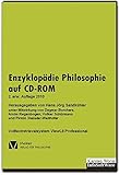 Enzyklopädie Philosophie auf CD-ROM (Separatausgabe): Mit dem Volltextretrieval- und Analysesystem ViewLit Professional für Windows 10, 7, Vista, XP ... Verlag) (Literatur im Kontext auf CD-ROM)