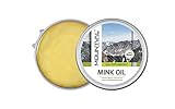 Mountval Mink Oil – Nerzöl/Lederöl & hochwertiges Lederfett/Schuhfett – Leder Öl Pflege, wasserdicht – schützt Outdoor Schuhe aus L