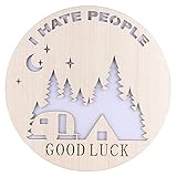 Voluxe Holzwandlampe, einzigartiges Nachtlicht mit Fernbedienung für Geburtstagsgeschenke für Schlafzimmer für Valentinstagsgeschenke für Nachttisch für Schreib