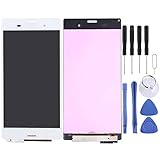 meihansiyun Beschläge eines Telefons LCD-Bildschirm und Digitizer Vollmontage für Sony Xperia Z3 Zubehör (Color : White)