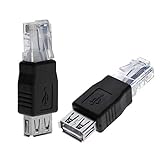 WangQianNan Solides Ethernet-Kabel 3/9PC USB-Typ A-Buchse-TO-Ethernet-Internet-RJ45-Network Converter-Adapter-Steckdose Für Home-Office-Netzwerk (Cable Length : None, Color : 3Pcs)