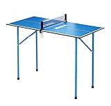 JOOLA 19100 Tischtennisplatte TT-Tisch Mini Tischtennistisch, Blue,