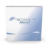 ACUVUE MOIST 1-Day Tageslinsen für empfindliche Augen & Allergiker – Tageskontaktlinsen mit -3,5 dpt und BC 8.5 – UV Schutz & hoher Tragekomfort – 90 L