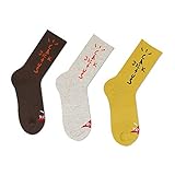 TTD 3 Packs Street Fashion Socken Travis Scott Röhrensocken aus Baumwolle für Skateboardstrümpfe für Männer und F