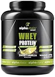 Whey Protein Pulver - Eiweißpulver für Proteinshakes, Kraftsport und Fitness - WPC Whey Konzentrat cross flow mikrofiltiert CFM Vanille 1000g