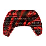 Detrade Push Popp Sensory Fidget Toy Controller geformt, Pop on It Stressabbau Spielzeug für Erwachsene Kinder (01-H)