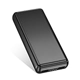 Powerbank 26800mAh, BABAKA Power Bank Externer Akku 2 USB Ausgängen mit 2.4A Schnellladung Portable Ladegerät für iPhone Samsung Huawei Xiaomi iPad Tablets Nintendo Switch und M