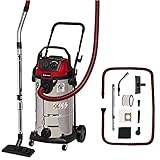 Einhell Nass-Trockensauger TE-VC 2340 SACL (1.500 W, 225 mbar, 9m Aktionsradius, HEPA-Faltenfilter inkl. Filterreinigungssystem, 40l Behälter, Staubschutzklasse L, 1.900 W Automatiksteckdose)