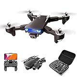LYHY Drohnen mit 6K HD Dual-Kamera, Fernbedienung Drohne USB-Ladung 5G WiFi FPV Flugzeug GPS-Positionierung Faltbarer Quadcopter Kinder Outdoor Drohne Spielzeug Geschenk mit 3 B