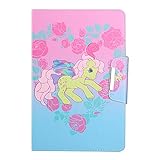 Tveinan Hülle Leder für Samsung Galaxy Tab S6 Lite 10.4 2020 SM - P610 / P615 Tablette Schutzhülle, Stand Funktion 360 Grad Magnetisch Stoßfeste Klapphülle Case - E