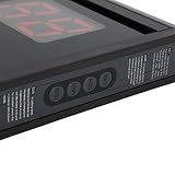 Semiter Wanduhr, Digitale Wanduhr 110-220V Wandhalterung Gute Handwerkskunst für Wohnzimmer Schlafzimmer Büro für Home Office Decor(#1)