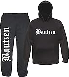 sostex Bautzen Jogginganzug - Altdeutsch - Jogginghose und Hoodie 2XL Schw
