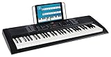 Funkey 61 Edition Keyboard (128 Sounds, 128 Rhythmen, 10 Demo Songs, Netzteil, Notenständer) schw