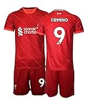 NAHK Herren New FIRMINO No.9 Fußball Trikot Schnell trocknende Sportbekleidung Günstige (XL)