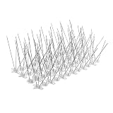 balikha 12pcs Fence Wall Spikes Pigeons Small Birds Spikes Deterrent Window Ledg