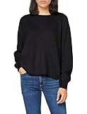 s.Oliver Damen Pullover aus Glitzer-Strukturstrick black knit 36