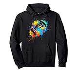 40YARDS American Football Farbklecks-Design bunt Pullover H