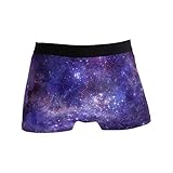 JIRT Herren-Boxershorts, Starry Night Galaxy, Unterwäsche, atmungsaktiv, dehnbar, weiche Unterhose Gr. X-Large, Bild 894