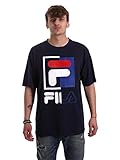 FILA T-Shirt Herren SAKU Tee 687475 Dunkelblau 170 Black Iris, Größe:XL