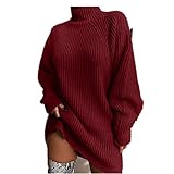 ZDDHOODY Damen Strickpullover Rollkragenpulli Sweater Strickjacke Langarm Winterjacke Sweatshirt Für Herbst und Winter Chunky Rollkragenpullover Damen Langarm Strickpullover Pullover Top