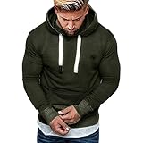 JackRuler Sweatshirts für Herren,Sweatshirt Damen unterhemden Herren Pullover Herren mit Kapuze Zip Hoodie Herren skipullover Herren H