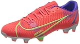 Nike Herren Vapor 14 Academy FG/MG Football Shoe, Bright Crimson/Metallic Silver-Indigo Burst-White-Rage Green, 47 EU