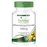 Johanniskraut Kapseln - HOCHDOSIERT mit 500mg Johanniskraut-Extrakt pro Kapsel - standardisiert auf 0,3% Hypericin - St. John's Wort (Hypericum perforatum) - 90 Kap