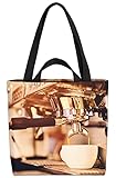 VOID Espresso Kaffee Maschine Tasche 33x33x14cm,15l Einkaufs-Beutel Shopper Einkaufs-Tasche Bag
