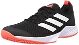 adidas Herren Court Control M Leichtathletik-Schuh, Mehrfarbig (Negbás/Ftwbla/Rojsol), 47 1/3 EU