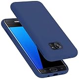 Cadorabo Hülle für Samsung Galaxy S7 Edge in Liquid BLAU - Handyhülle aus flexiblem TPU Silikon - Silikonhülle Schutzhülle Ultra Slim Soft Back Cover Case Bump