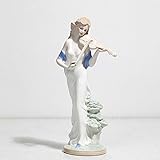 DKEE Europäisches Ballett Weibliche Figur Skulptur Keramik Handwerk Schmuck Kreative Einrichtungs Dek