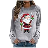 HHOP Weihnachten Weihnachts Hemd braun Pulli blusenbody Damen weiß Jumper Schuhe Grobstrick Pullover Damen Bluse Chiffon Damen Tshirt Damen Oversize Kurzarm schwarzes Hemd Damen eleg
