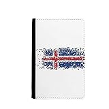beatChong Island Abstrakte Flagge Muster-Pass-Halter Travel Wallet Abdeckungs-Fall Karten-Geldb