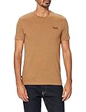 Superdry Herren Vintage Logo Emb Tee T-Shirt, Buck Tan Marl, XL