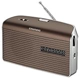 Grundig Music 60, empfangsstarkes Radio im modernen Design, brown/