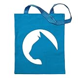Kiwistar Katzenkopf Cat Head Turnbeutel Fun Rucksack Sport Beutel Gymsack Ziehg